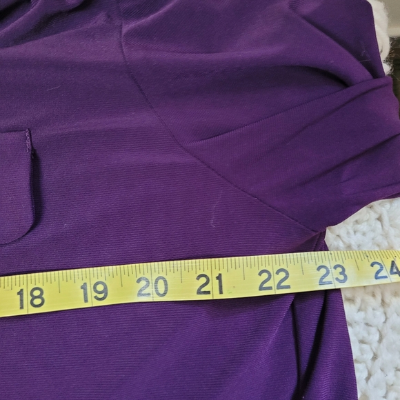 SoHo Apparel LTD Purple Top  XL - Picture 8 of 8